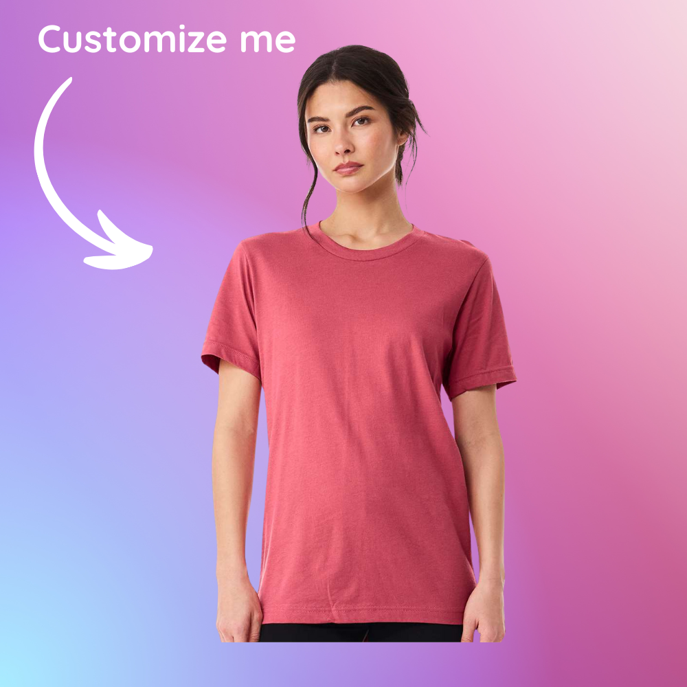 T-shirt - Jersey Tee - 3001 - Design