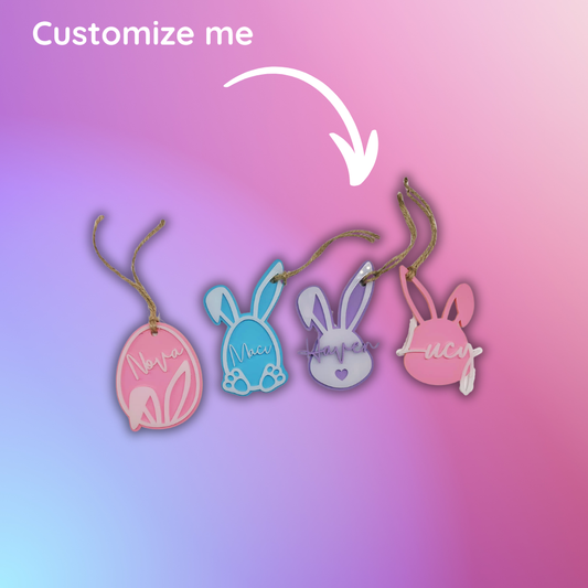 Bunny Name Tags