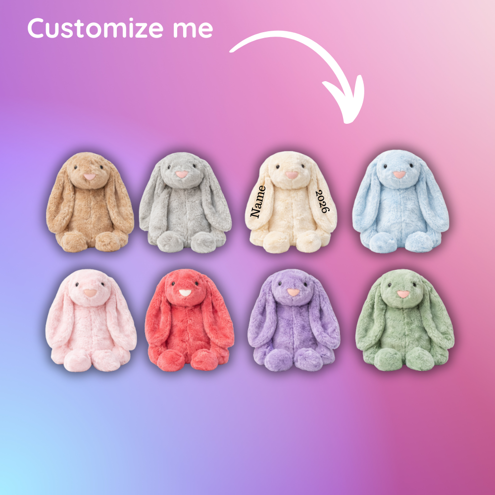 Embroidered Bunny - PRE-ORDER