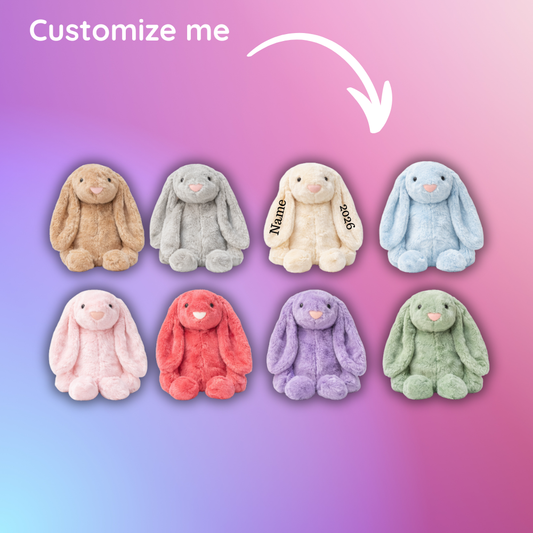 Embroidered Bunny - PRE-ORDER