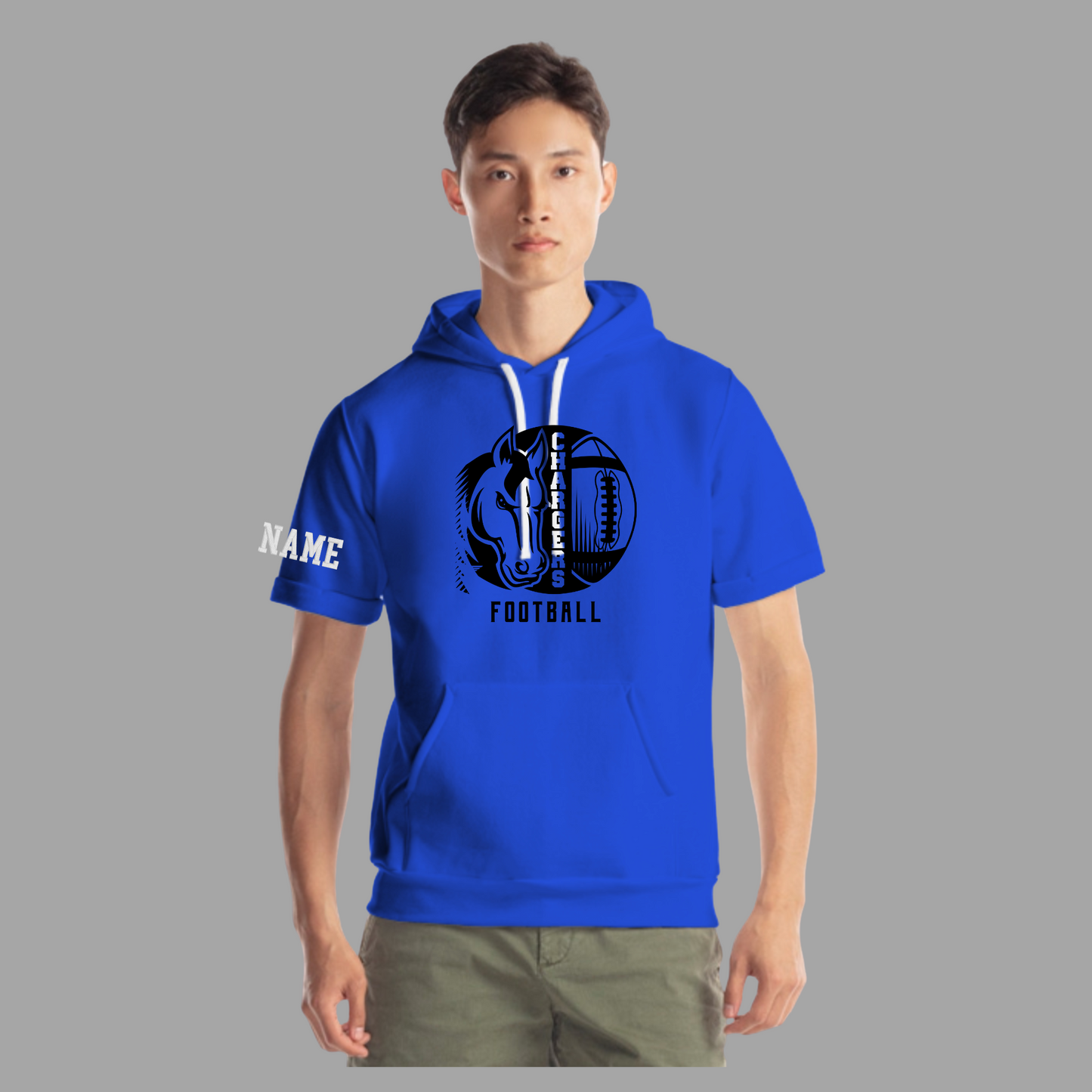 Short Sleeve Hoodie Adult - Canadian MADE