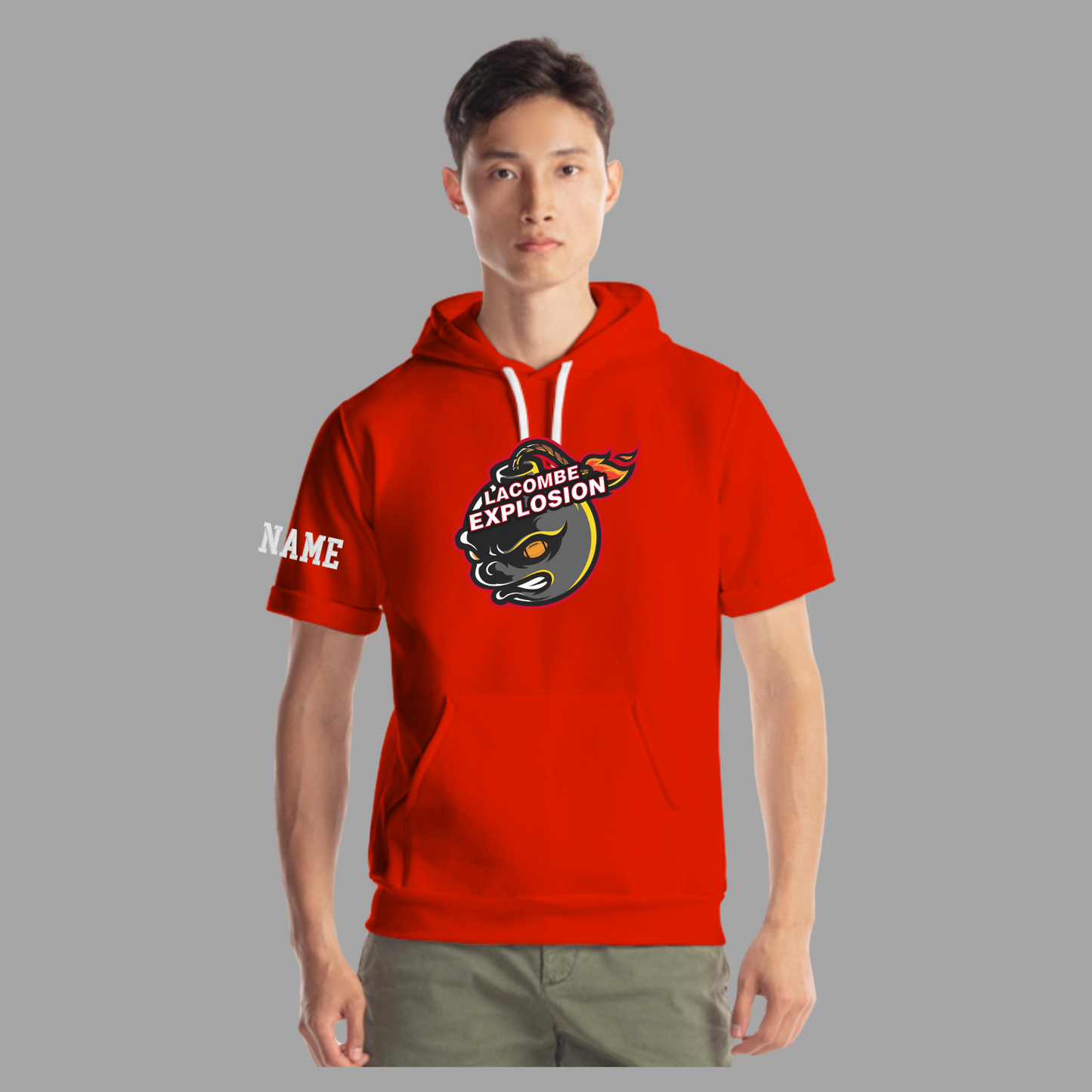 Short Sleeve Hoodie Adult - Canadian MADE